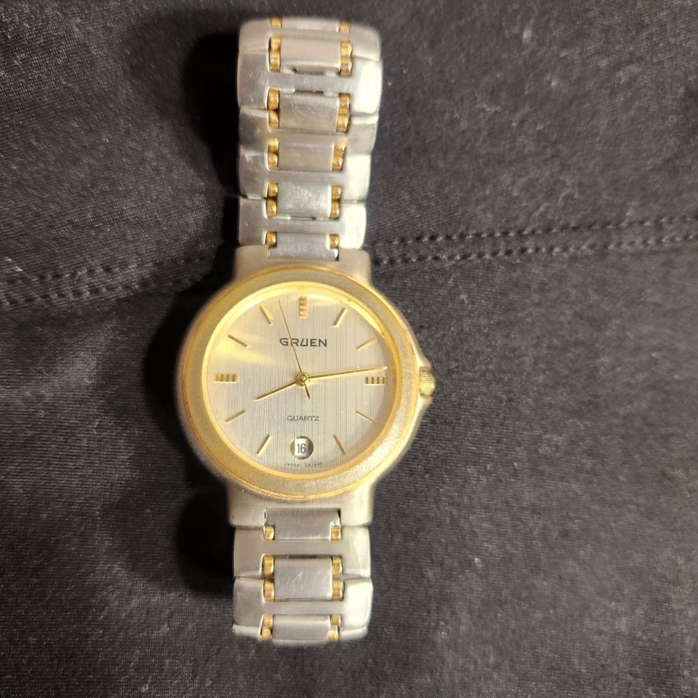 Gruen Stainless Steel Watch